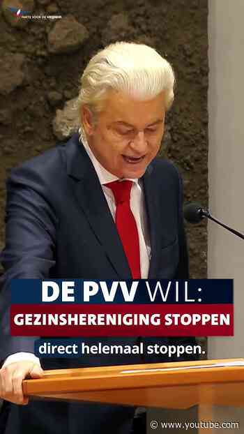 PVV wilt een asielstop!