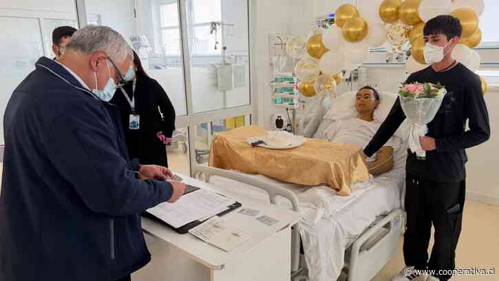 Falleció joven que se casó con su pareja en la UTI del Hospital de Ovalle