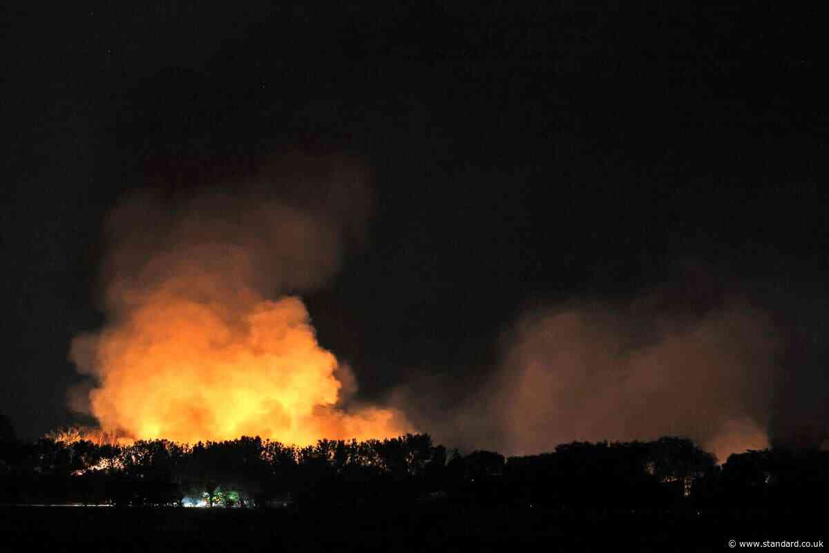 Firefighters to continue tackling industrial units blaze into weekend