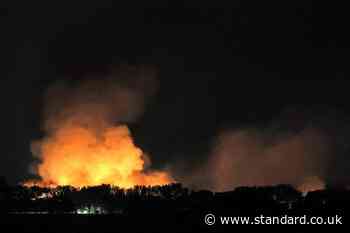 Firefighters to continue tackling industrial units blaze into weekend