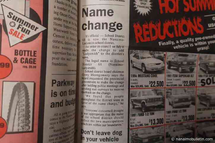 Headline history: 31 years ago, School District 68 assumed it’s current name