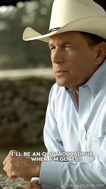 "I was a young Troubadour..." 🎶 #GeorgeStrait #Troubadour #CountryMusic