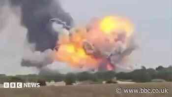 Huge explosion and fire rip through Essex industrial site