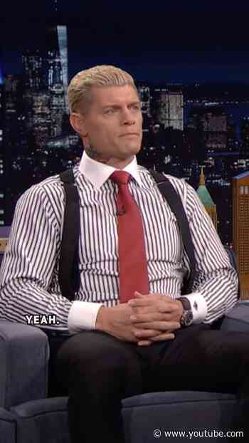 #CodyRhodes weighs in on who would be good as #WWE Superstars! #FallonTonight