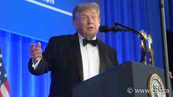 Trump addresses White House correspondents' dinner rescheduled after shooting