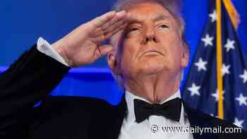 Trump takes love-in with Nicki Minaj to next level with wild 'twerking' gag as he receives standing ovation for hilarious speech to rescheduled White House Correspondents' Dinner