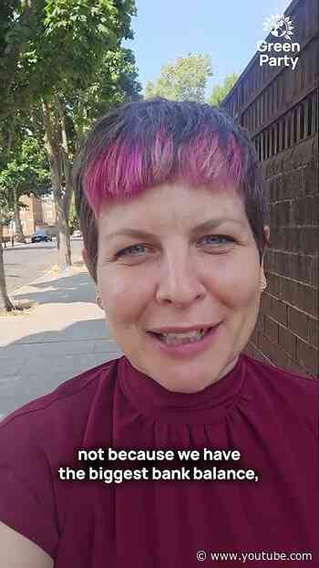 A week to go! Let's elect Geraldine Coggins as the first ever Green Mayor of Greater Manchester.