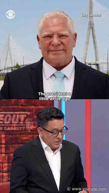 Ontario Premier Doug Ford responds to Trump #shorts
