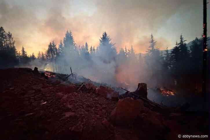 UPDATE: Wildfire north of Harrison Hot Springs ‘being held’