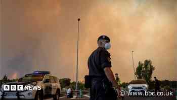 More than 220,000 evacuated in France and Spain due to wildfires