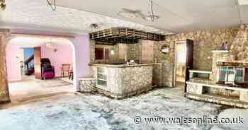 Welsh home with its own bar and pool is straight out of a 1960s Bond film