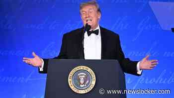 Trump combineert grappen met sneren tijdens Correspondents’ Dinner: ’Grootste groep mensen met Trump-waanzinsyndroom ooit’