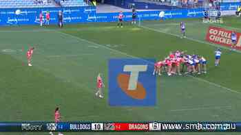 Dragons score off scrum play