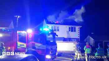 Property wrecked after fire tears through roof