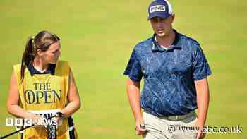 Golfer tees off at Open - and ties knot with caddie