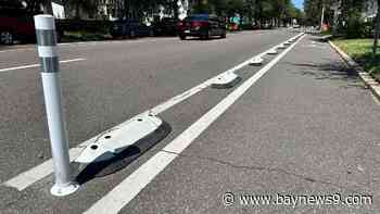 St. Petersburg testing new bike lane barriers