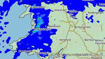 Weather maps show where and when it is going to rain in Wales this weekend