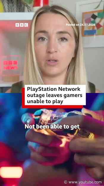PlayStation Network down, leaving thousands of gamers unable to play. #PlayStation #Gaming #BBCNews
