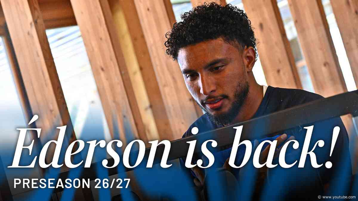 ÉDERSON IS BACK! Di nuovo al lavoro al Centro Bortolotti 🏋️💪