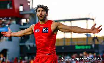 AFL LIVE: Watch: Petracca’s bake from Suns teammate; Bulldogs start to roar; Hawks dominate Bombers