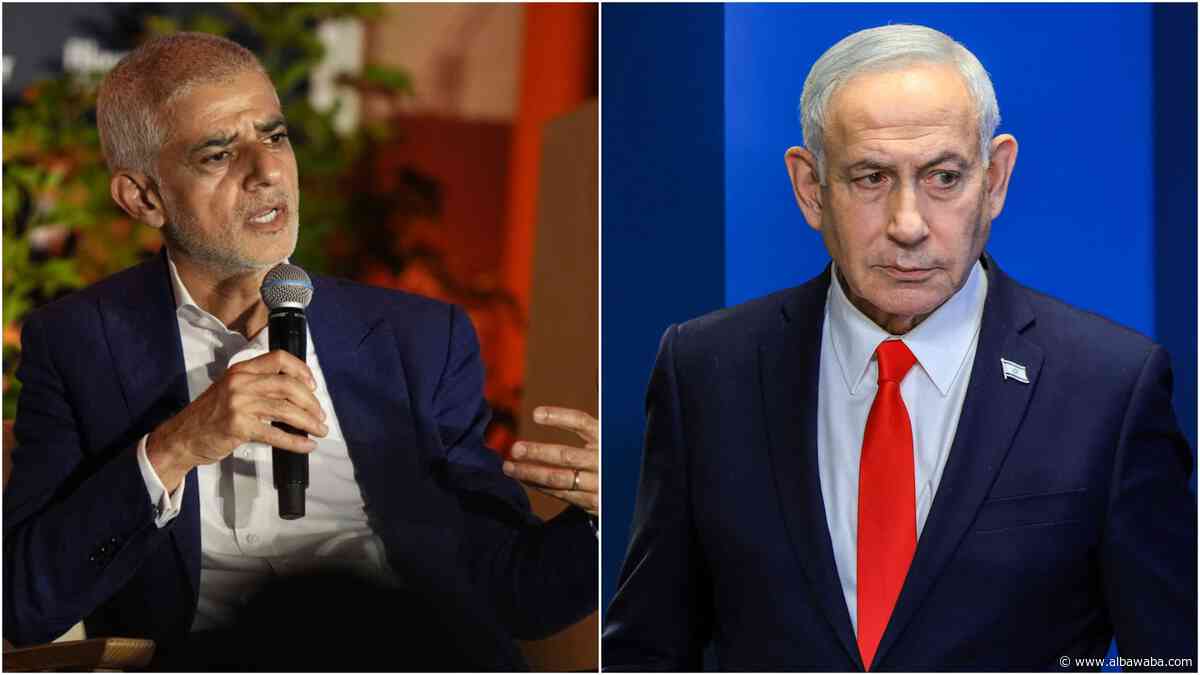 Sadiq Khan attacks Netanyahu, says Israeli leader "Not Welcome" in London