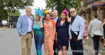 19 windswept Ladies Day arrival photos as it's hold onto your hats time at Newcastle Racecourse