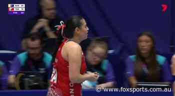‘Way too easy’: Aussies run riot in Tonga’s horror half as star injured - Netball LIVE