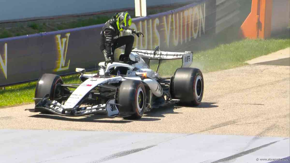 Hungarian GP: Leclerc fastest as Perez causes red flag in final practice LIVE!