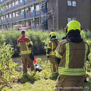 Zoekactie na melding persoon te water naast Pelserflat