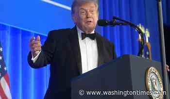 Trump returns to correspondents' dinner 3 months after shooting