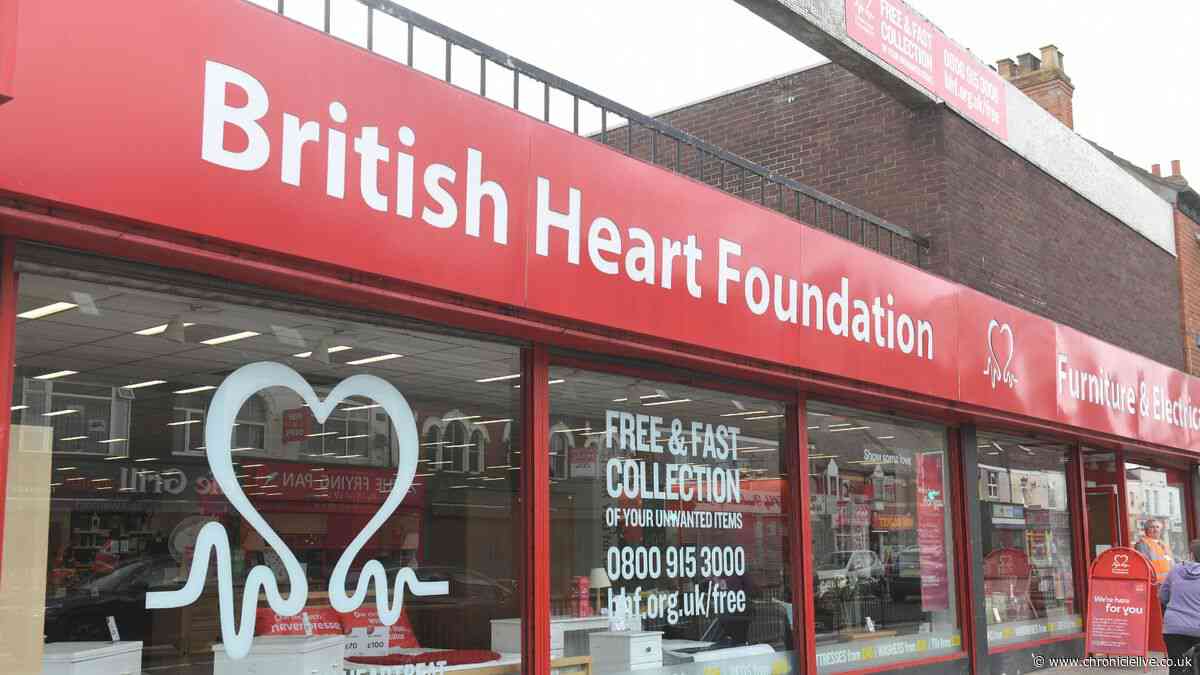 Full list of North East British Heart Foundation charity shops to close