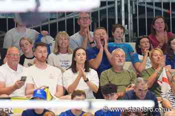 Madeleine McCann’s brother cheered on by parents at Commonwealth Games