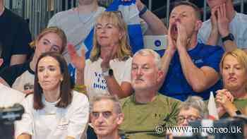 Kate and Gerry McCann cheer on Madeleine's brother Sean at Commonwealth Games
