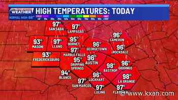 Hot and humid weekend, more triple-digits to come