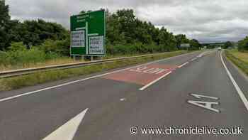 Pensioner tragically dies at scene of A1 Northumberland crash as woman fights for life