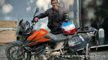 The special reason this Newcastle biker has taken on Earth's frozen frontiers