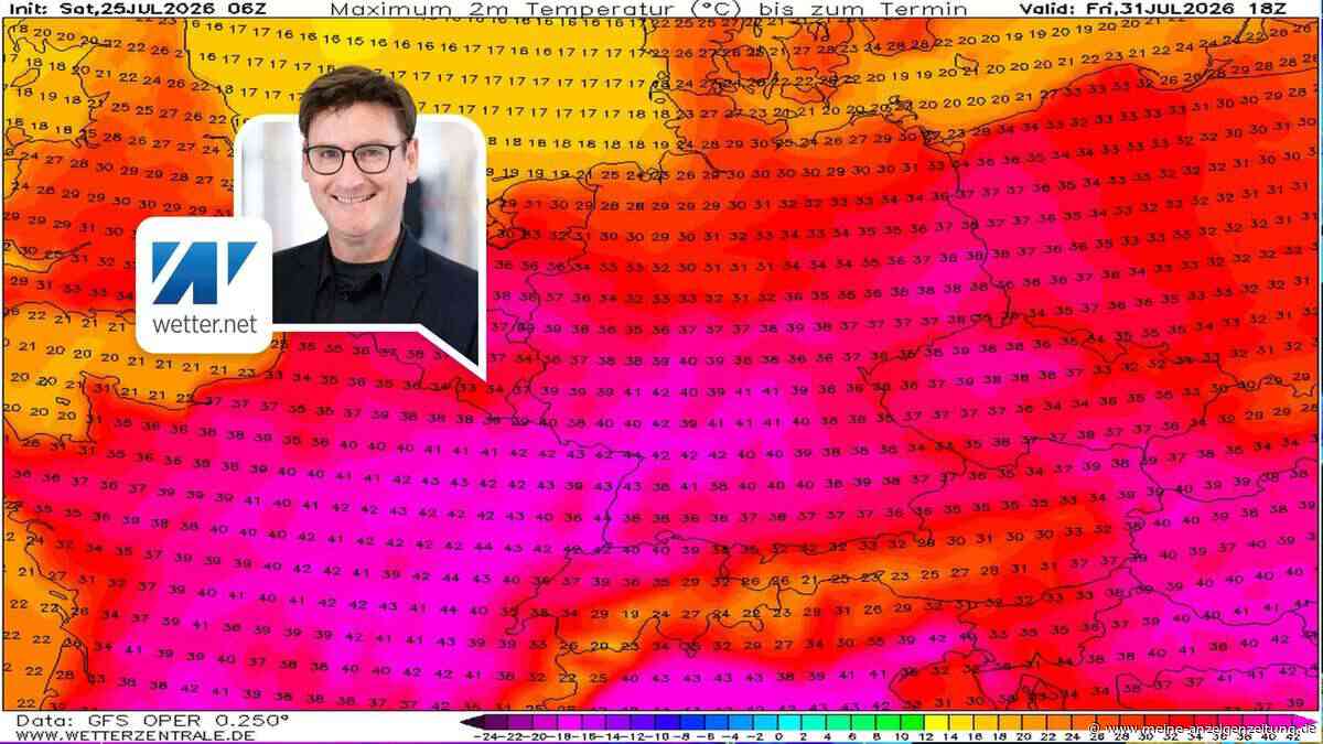 44 Grad oder doch alles halb so wild? Ein Wettermodell tanzt völlig aus der Reihe – das steckt dahinter