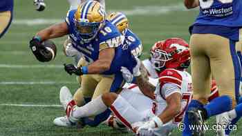 2 TDs for Oliveira, 4 interceptions for Brown, as Bombers get stomped by Stamps