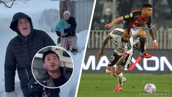 Relator de TNT la rompió con referencia al rescate "del Chino y las tías" durante partido de Colo Colo