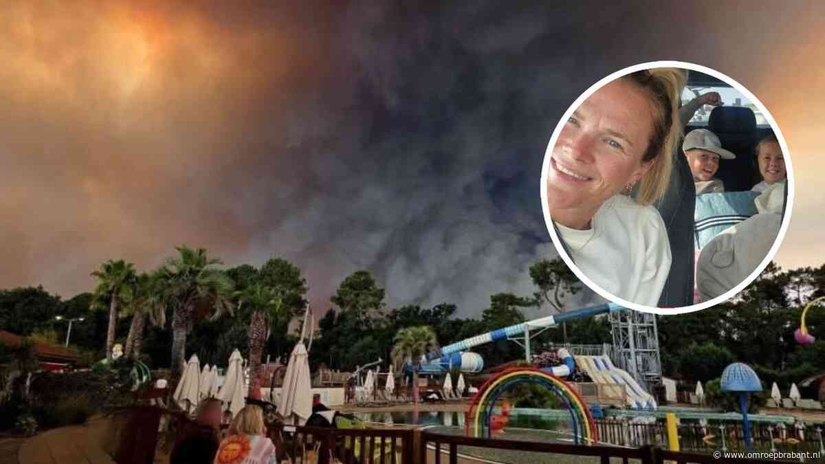 Daphne (36) vlucht met gezin voor Franse bosbranden: 'Er was veel paniek'