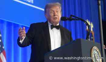 Trump returns to rescheduled correspondents' dinner armed with insults and praise