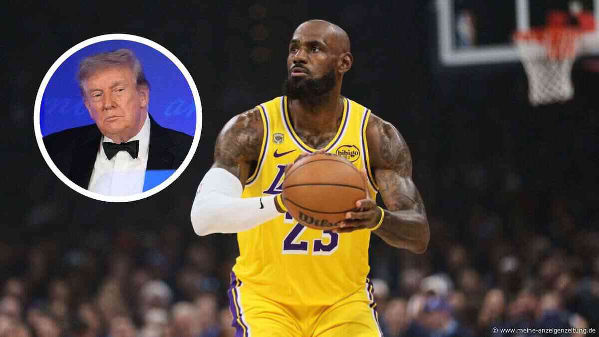 Donald Trump nennt Basketball-Star LeBron James plötzlich einen Rassisten