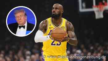 Donald Trump nennt Basketball-Star LeBron James plötzlich einen Rassisten