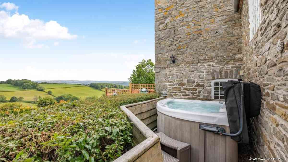 'Gorgeous' holiday home in mid Wales with hot tub and 'views to die for'