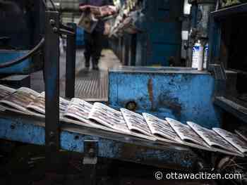 Important notice to readers: Printing problem disrupts newspaper delivery