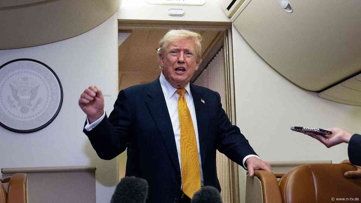 Grund für Flugzeugtausch: Mullahs planten wohl Raketenangriff auf Trump-Flieger