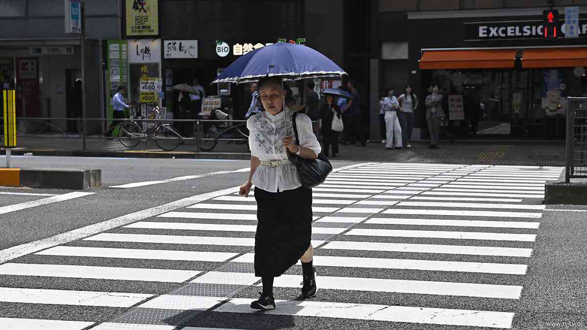 Fünfter 40-Grad-Tag in Folge: Extreme Hitzewelle bricht über Japan herein