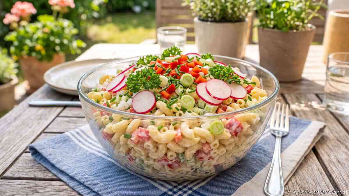 Frischer Makkaronisalat – perfekt auch an heißen Sommertagen
