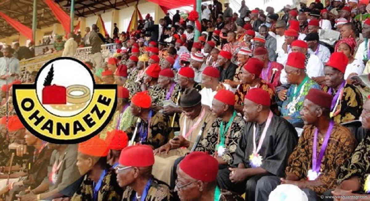 Ohaneze Ndigbo applauds Tinubu over Tor’s appointment, says it signals renewed hope