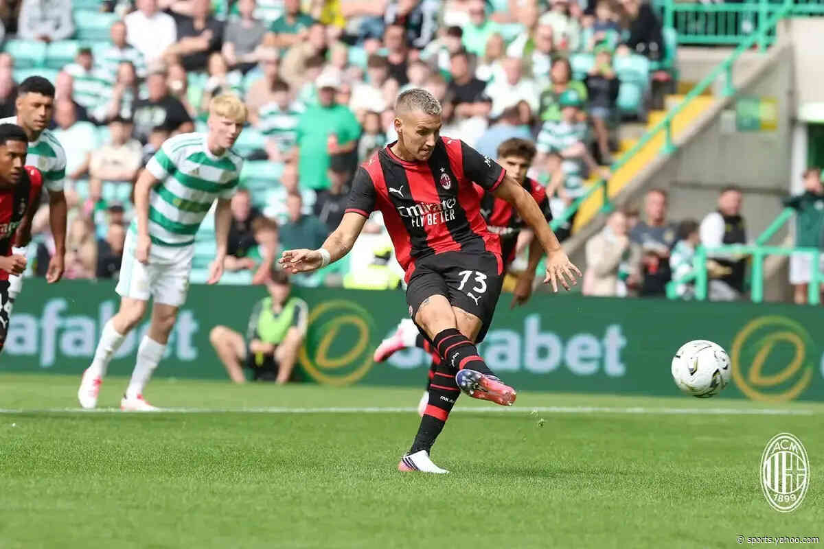 Camarda brace rescues Milan in 2-2 friendly draw against Celtic